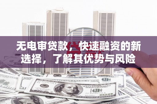 泊头无电审贷款，快速融资的新选择，了解其优势与风险
