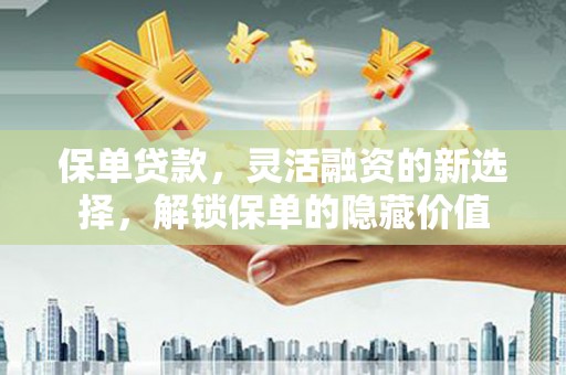 泊头保单贷款，灵活融资的新选择，解锁保单的隐藏价值