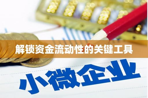泊头解锁资金流动性的关键工具