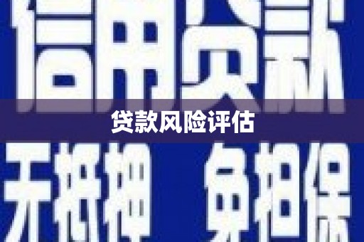 泊头贷款风险评估