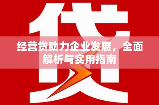 泊头经营贷助力企业发展，全面解析与实用指南