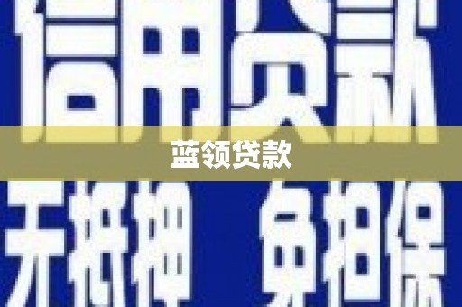 泊头蓝领贷款