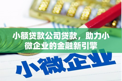 泊头小额贷款公司贷款，助力小微企业的金融新引擎