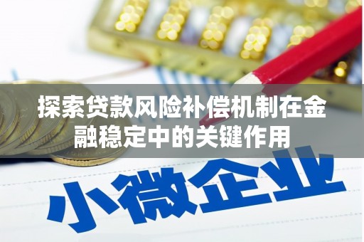 泊头探索贷款风险补偿机制在金融稳定中的关键作用