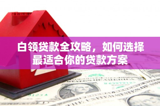 泊头白领贷款全攻略，如何选择最适合你的贷款方案